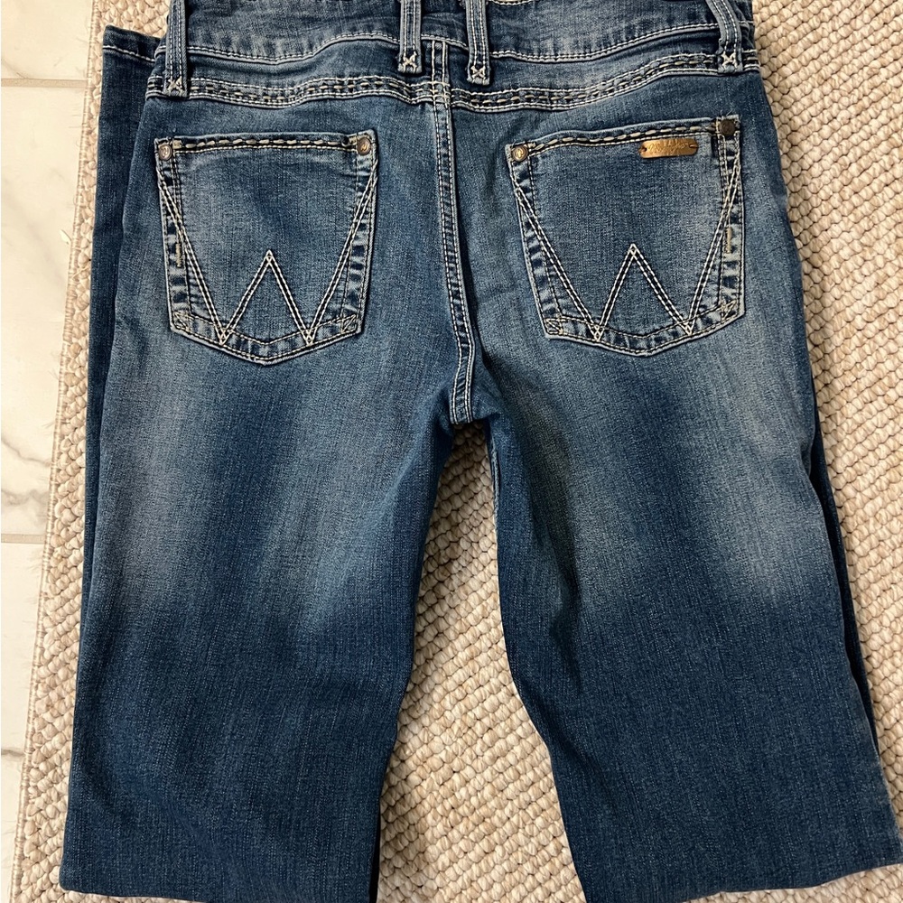 Classic Blue Wrangler Boot Cut Women's Jeans